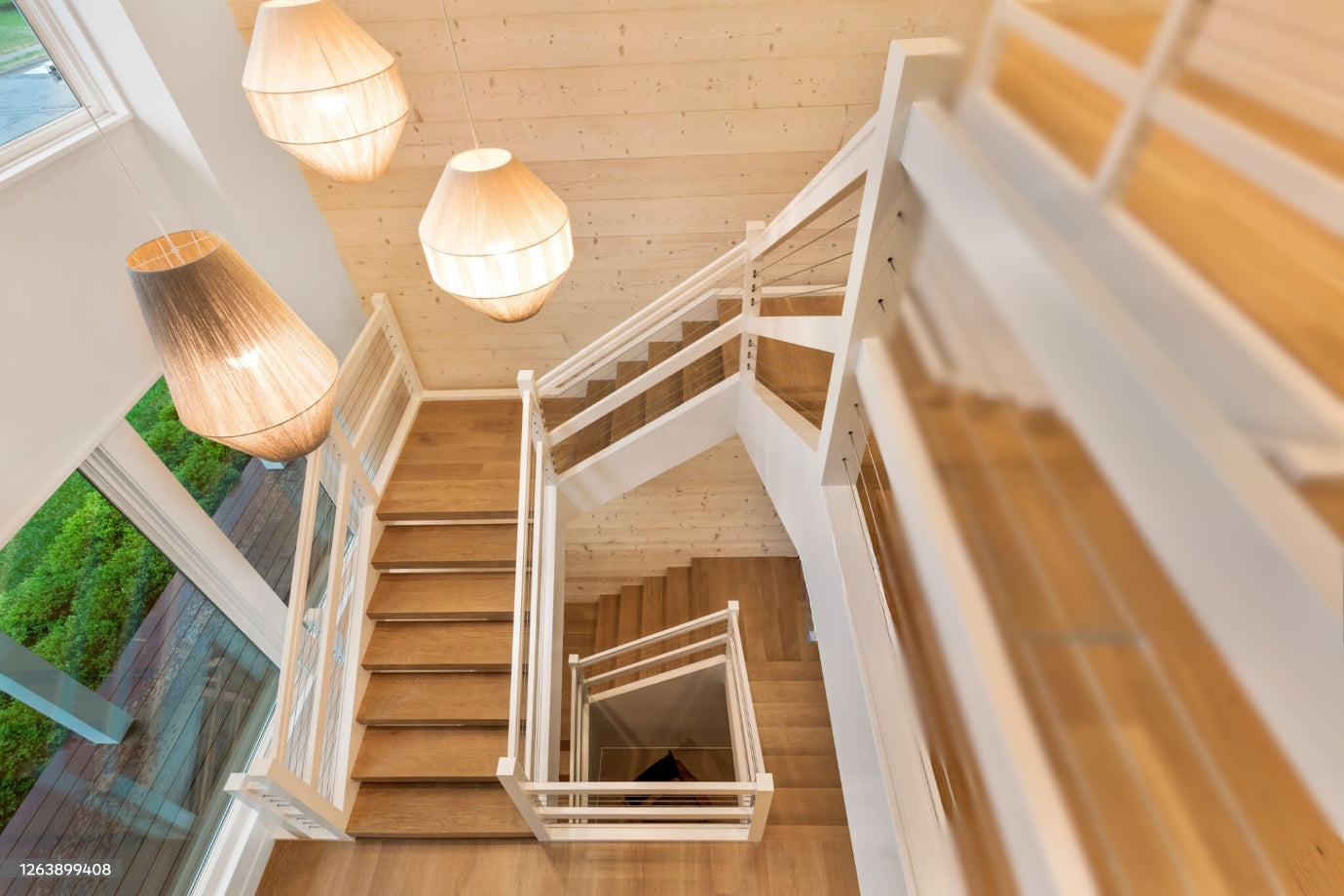 Wood stair design installation service company. Florida hardwood floors hero banner