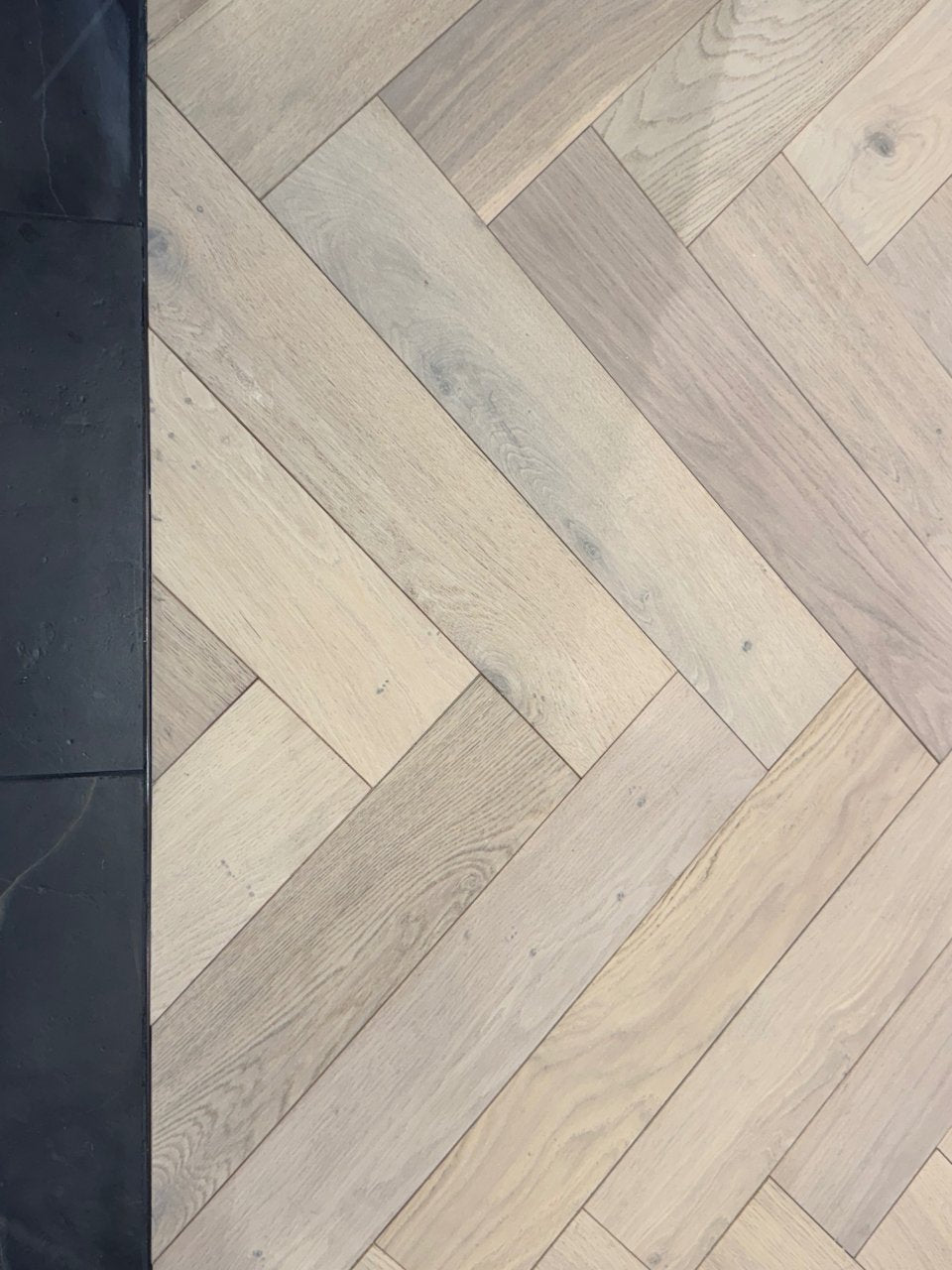 Herringbone close up picture by florida hardwood floors