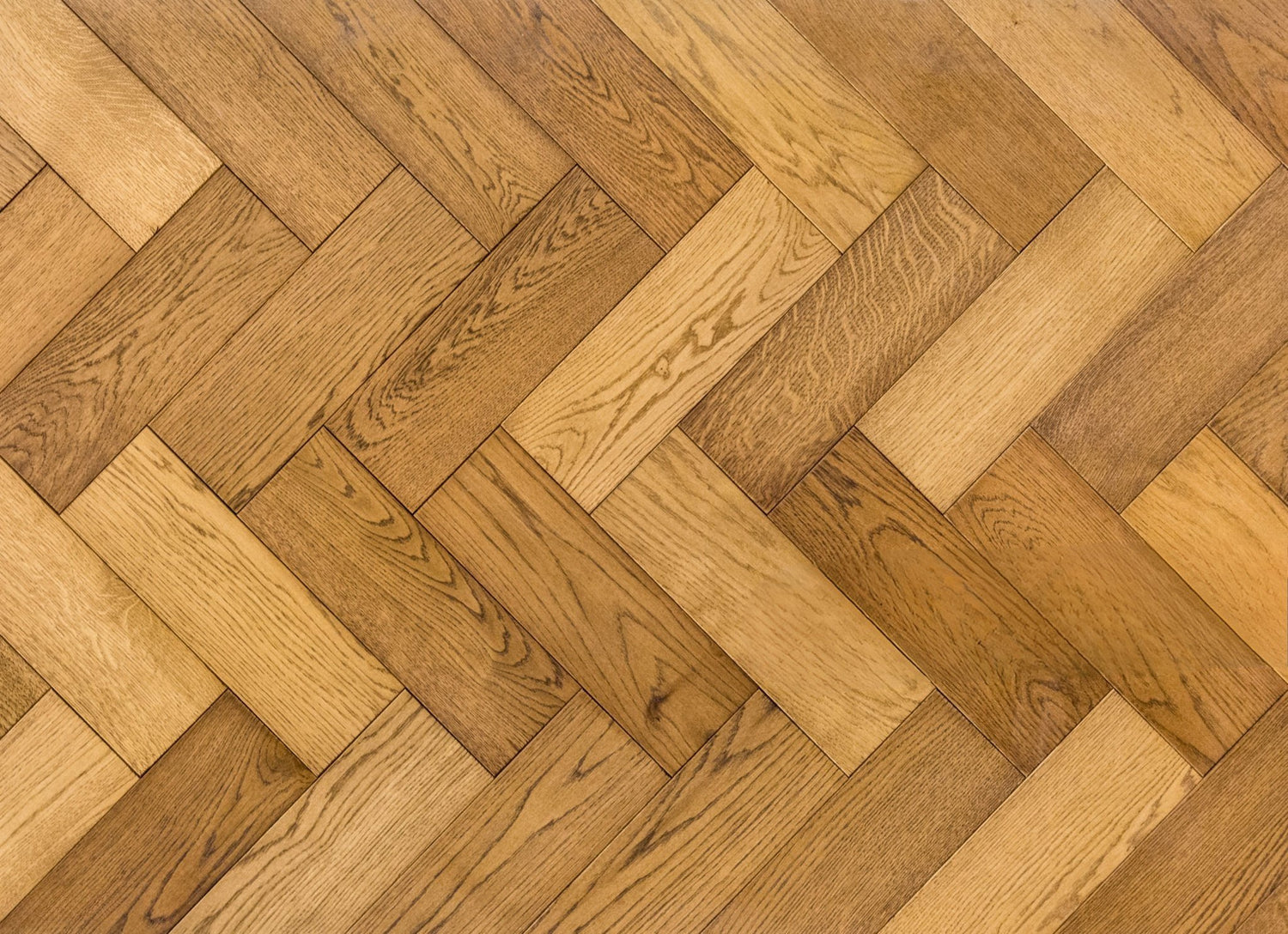 Beautiful herringbone design installed by florida hardwood floors
