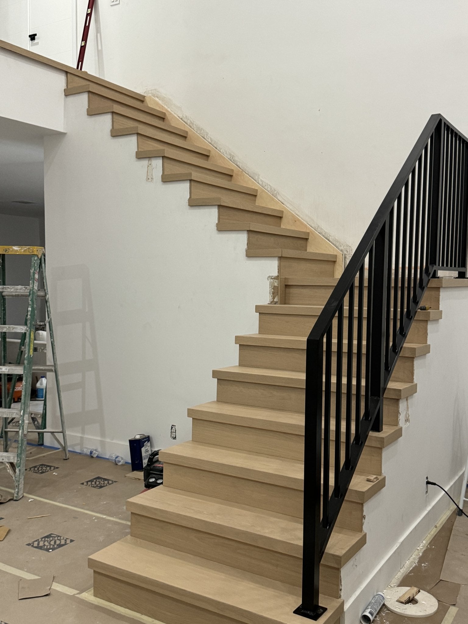 Engineered wood stair design Pinecrest,FL